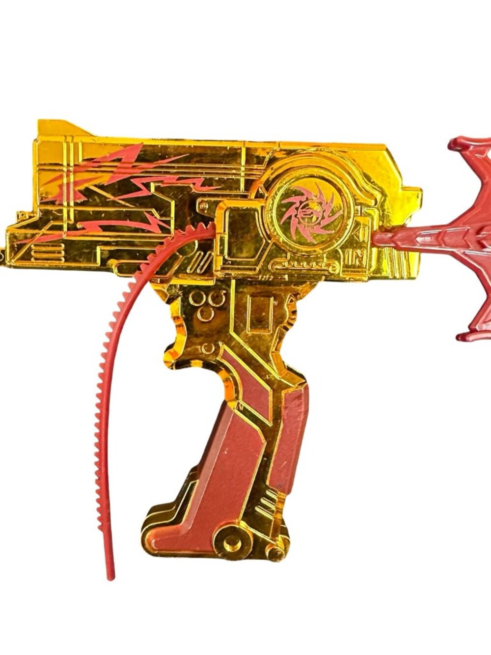 Hasbro Tomy Beyblade Metal Fusion Gold Launcher Red Ripcord 2010